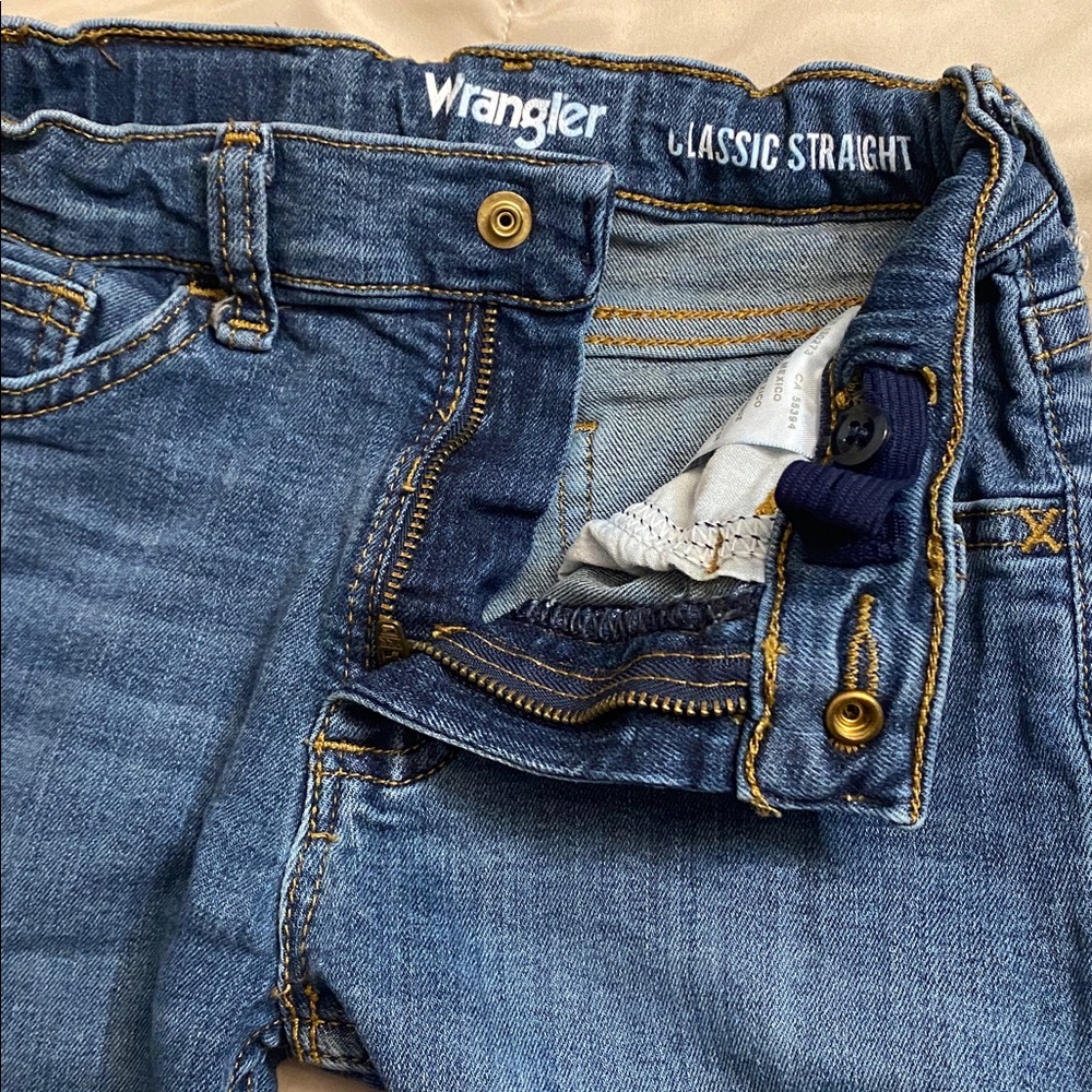 Wrangler Authentic Classic Straight Jeans Boys Size 7 Slim